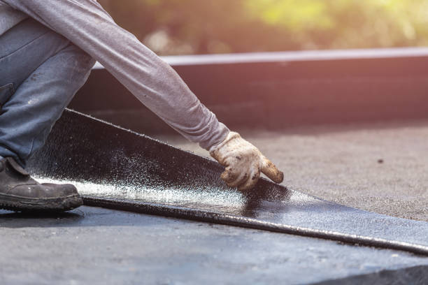 Professional Emergency Waterproofing technician working in Woodbridge, NJ